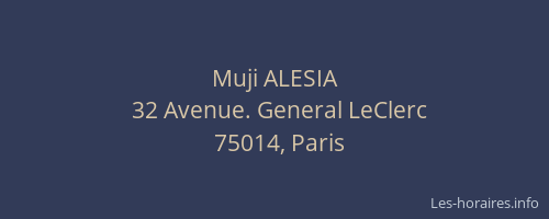 Muji ALESIA