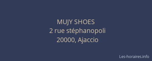 MUJY SHOES