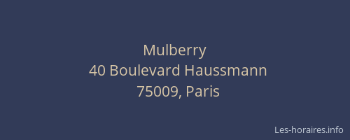 Mulberry