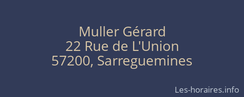 Muller Gérard