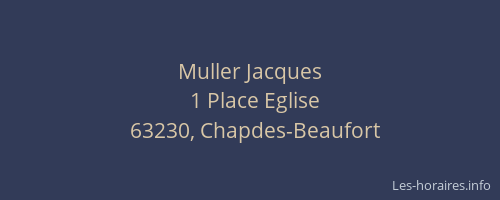 Muller Jacques