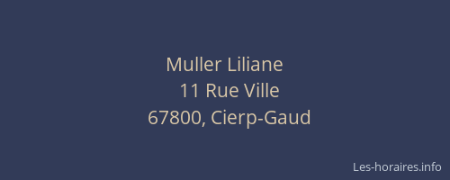 Muller Liliane