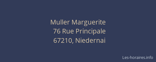 Muller Marguerite
