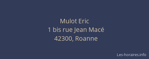 Mulot Eric