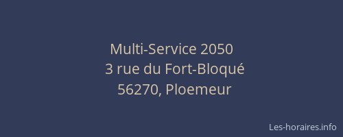 Multi-Service 2050