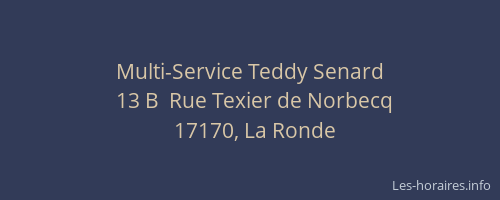 Multi-Service Teddy Senard