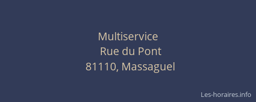 Multiservice