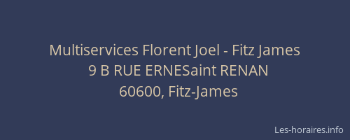 Multiservices Florent Joel - Fitz James