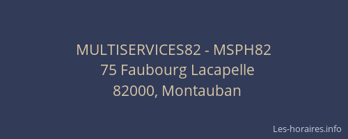 MULTISERVICES82 - MSPH82