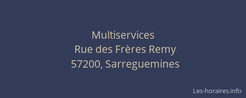 Multiservices