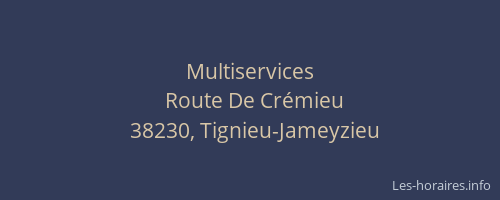 Multiservices