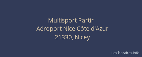 Multisport Partir