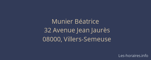 Munier Béatrice