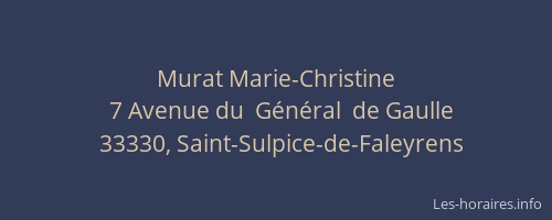 Murat Marie-Christine