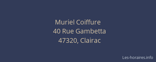 Muriel Coiffure