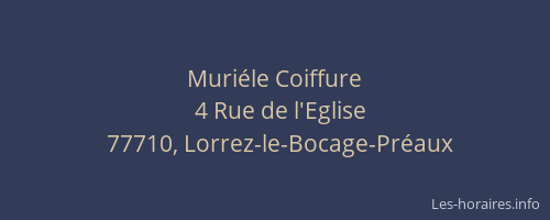 Muriéle Coiffure