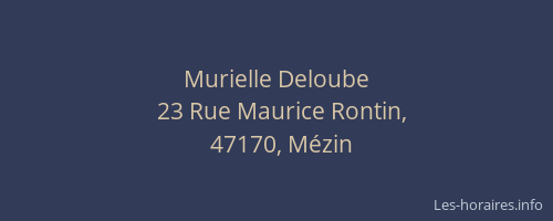 Murielle Deloube