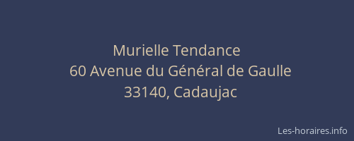 Murielle Tendance