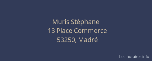 Muris St&eacute;phane