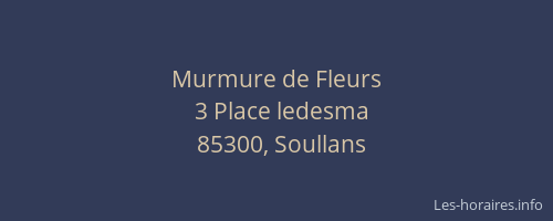 Murmure de Fleurs