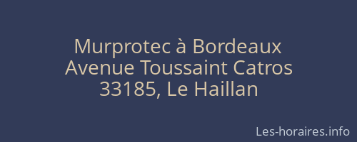 Murprotec à Bordeaux