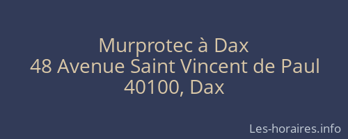 Murprotec à Dax