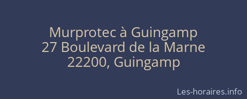 Murprotec à Guingamp