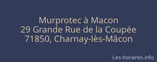 Murprotec à Macon