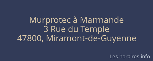 Murprotec à Marmande