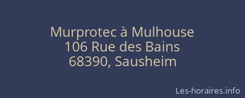 Murprotec à Mulhouse
