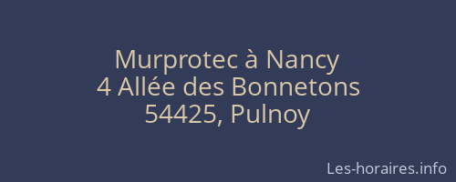 Murprotec à Nancy