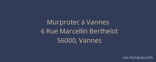 Murprotec à Vannes