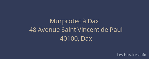 Murprotec &agrave; Dax