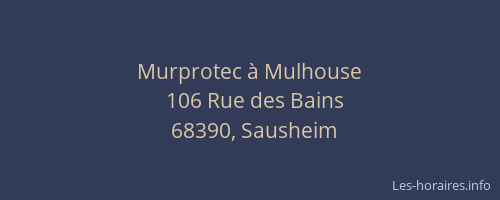 Murprotec à Mulhouse