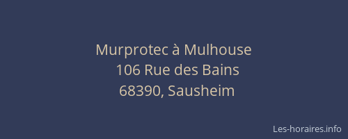 Murprotec &agrave; Mulhouse