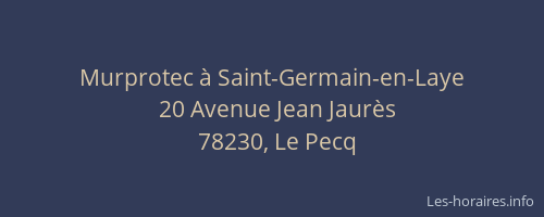 Murprotec &agrave; Saint-Germain-en-Laye