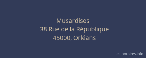 Musardises