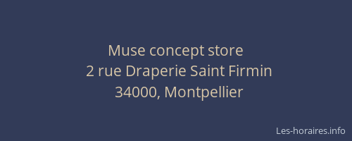 Muse concept store