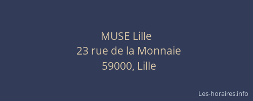 MUSE Lille