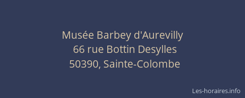 Musée Barbey d'Aurevilly