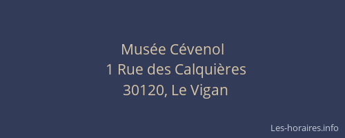 Musée Cévenol