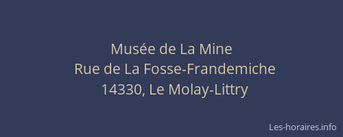 Musée de La Mine