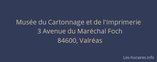 Mus&eacute;e du Cartonnage et de l'Imprimerie