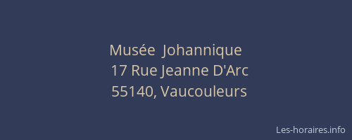 Musée  Johannique
