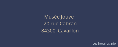 Musée Jouve