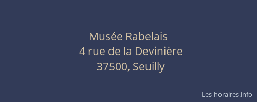 Musée Rabelais