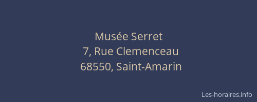 Musée Serret