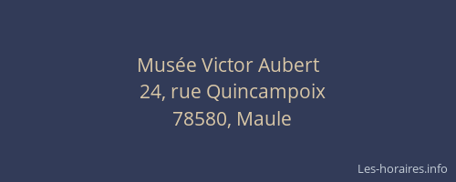 Mus&eacute;e Victor Aubert