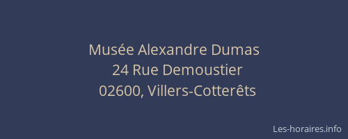 Musée Alexandre Dumas