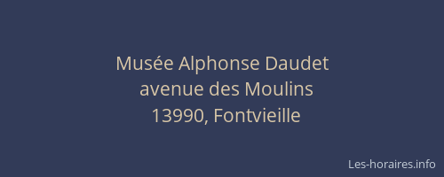 Musée Alphonse Daudet